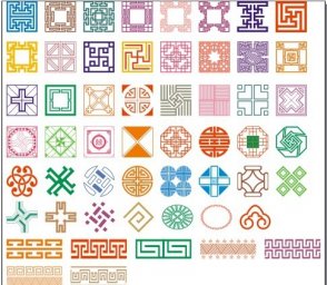 Геометрический узор корейский орнамент символика традиционные корейские орнаменты китайский геометр