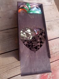 Деревянная подарочная коробка чехол для телефона подарочная коробка