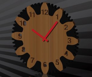 Скачать dxf - Дизайнерские часы деревянные часы часы настенные часы часы