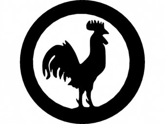 Скачать dxf - Логотип драгон силуэт эмблемы дракона логотип дракон круглый
