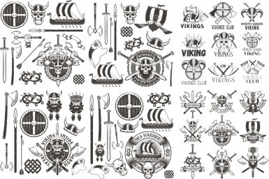 Геральдика викингов лого в стиле викингов символы геральдика эмблемы