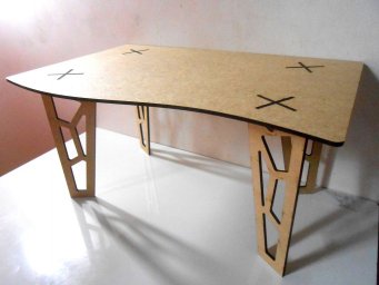 Скачать dxf - Стол из фанеры стол из фанеры фигурный мебель