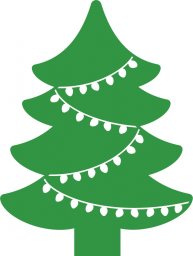 Скачать dxf - Елка для детей елка рождественский ёлка наклейки новогодние