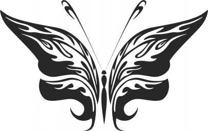 Бабочка бабочки векторные тату трафарет бабочка трайбл бабочки наклейки вектор