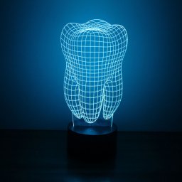 Ночник зуб ночной светильник креативный ночник ночник ночник голограмма