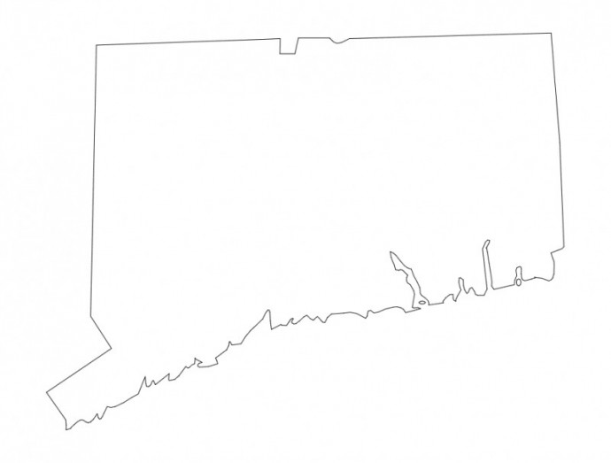 Скачать dxf - Коннектикуте контур страны коннектикут контур контур карты connecticut