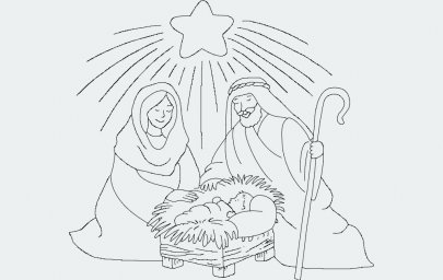 Скачать dxf - Рождественские раскраски раскраска рождество христово рождественский вертеп раскраска