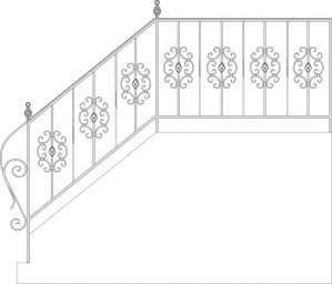 Перила рисунок кованые лестничные ограждения эскизы кованые перила кованые перила
