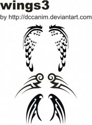 Татуировки крылья рисунки татуировок тату рисунки тату крылья трайбл крылья в 5185