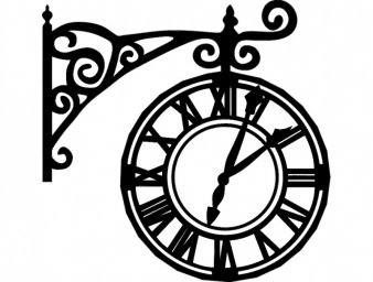 Скачать dxf - Часы иллюстрация часы простые часы часы в векторе