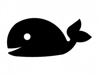 Скачать dxf - Кит силуэт силуэт рыбы легкий птичка icon кит