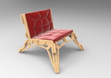 Скачать dxf - Кресло густав из фанеры кресло кресло мебель дизайн