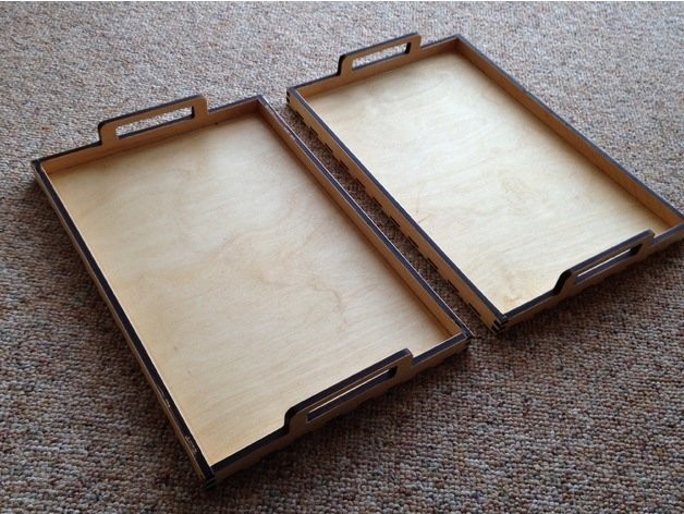 Скачать dxf - Деревянная коробка деревянная коробка для чая деревянный поднос