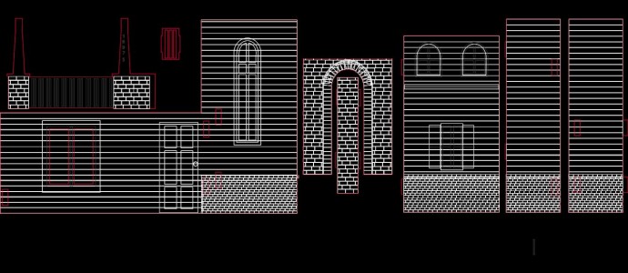 Скачать dxf - Блоки окна для автокада проектирование dwg готовые проекты