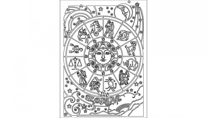 Скачать dxf - Раскраски символы оккультизма орнамент оккультные символы выпиливание знаки