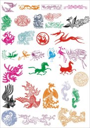 Животные символы рисунок символы животных животные силуэт мифический животный орнамент