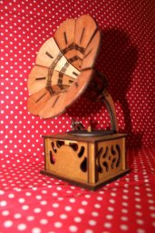 Скачать dxf - Сувенир граммофон деревянная шкатулка граммофон деревянный сувенир патефон