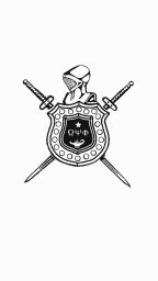 Скачать dxf - Эмблемы герб с мечом знаки