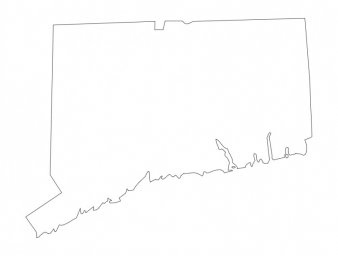 Скачать dxf - Коннектикуте контур страны коннектикут контур контур карты connecticut
