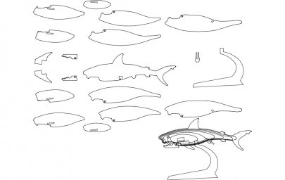 Скачать dxf - Кит рисунок карандашом для детей рисовать акулу кит