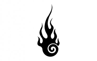 Скачать dxf - Огонь рисунок тату татуировка пламя пламя тату эскизы