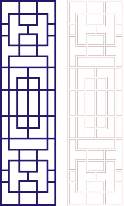 Японское окно орнамент сложные головоломки