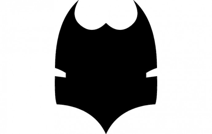 Скачать dxf - Бэтмен символ бэтмен эмблема символ бэтмена логотип бэтмен