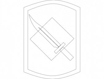 Скачать dxf - Щит иконка эмблемы щит и меч иконка эмблема