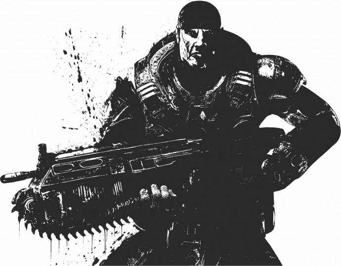 Gears of war gears of war locust horde logo гирс