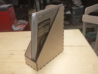 Скачать dxf - Подставка для ipad из картона для книг подставка