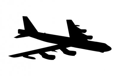 Скачать dxf - Силуэт моторного самолета иконка самолет рисунок силуэт самолета