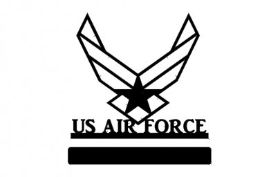 Скачать dxf - Us air force логотип us air force лого