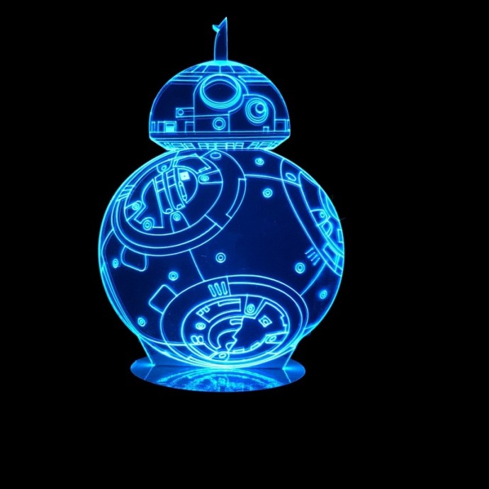 Star wars bb8 лампа ночник звездные войны ночной светильник светильник