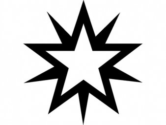 Скачать dxf - Звезда звезда символ звезда контур иконка звезда 4