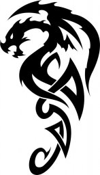 Рисунки татуировок дракон трайбл тату трайбл дракон татуировки эскизы дракон