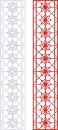 Геометрический узор узор геометрия орнамент узор арабеска файл dxf с геометрическим 785