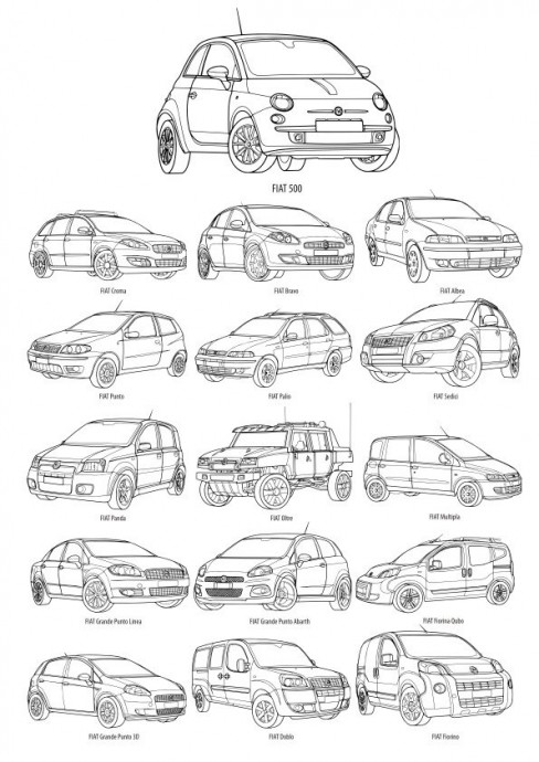 Автомобиль fiat logo dxf Распознать текст