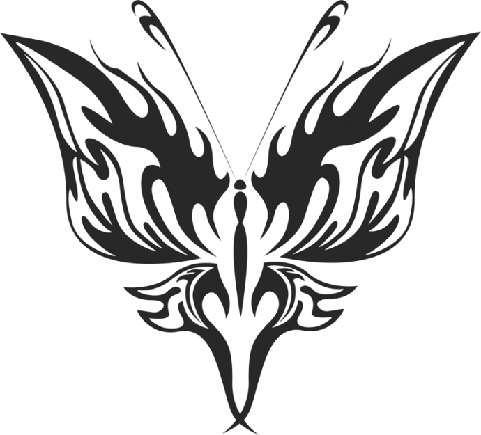 Скачать dxf - Бабочки векторные бабочка эскиз эмблема бабочки эскиз татуировка
