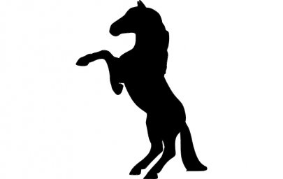 Скачать dxf - Силуэт лошади силуэт коня стоящая лошадь силуэт лошади