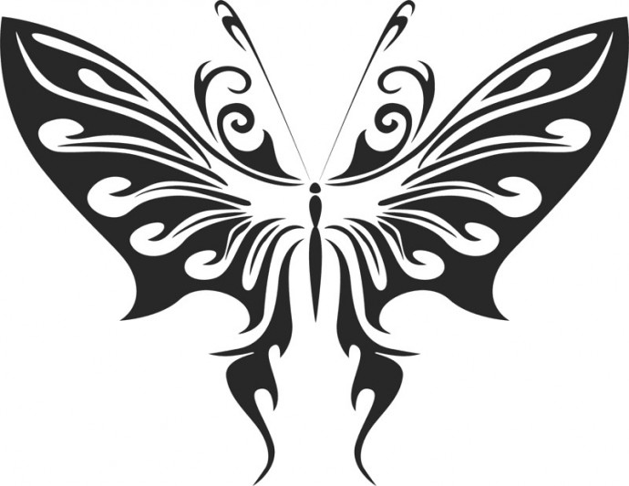 Узоры бабочки бабочки векторные стилизованное изображение бабочки бабочка трафарет тату