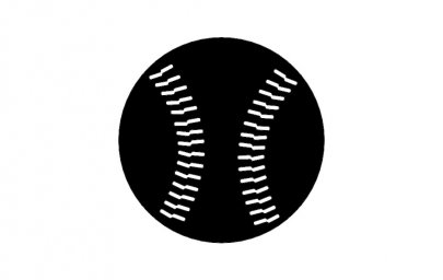 Скачать dxf - Бейсбольный мяч вектор силуэт логотип бейсбольный мяч вектор