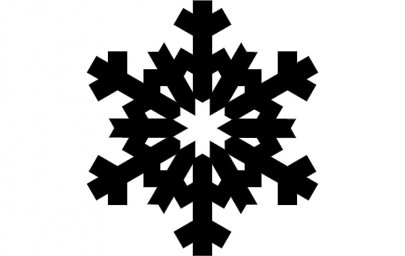 Скачать dxf - Снежинка трафарет иконка снежинка снежинка силуэт символ снежинка