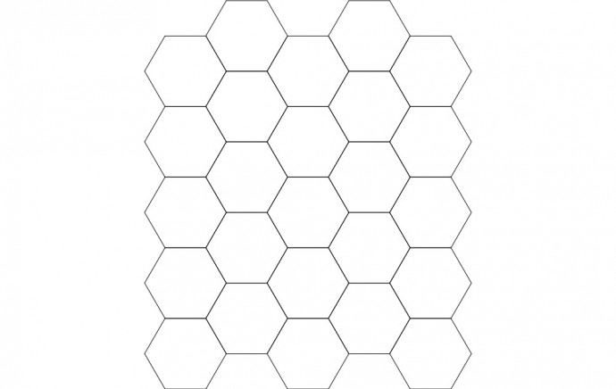 Скачать dxf - Шестиугольники орнамент гексагон шестиугольники гексагон рисунок соты шаблон