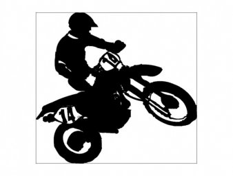 Скачать dxf - Мотоцикл трафарет эндуро трафарет мотоцикл рисунок силуэт мотоцикл