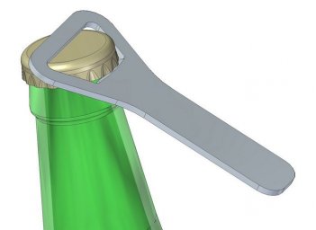 Скачать dxf - Открывалка для бутылок открывалка инструмент флешка открывашка для