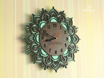 Часы часы узор часы настенные деревянные часы часы винтаж