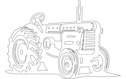 Скачать dxf - Раскраска трактор раскраска тракторист трактор из мультика раскраска