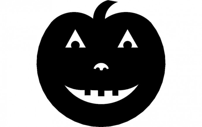Скачать dxf - Halloween тыква иконка трафарет тыквы для хэллоуина тыква