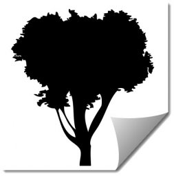 Скачать dxf - Силуэт дерева дерево мультяшное силуэт силуэты дерево ветви
