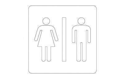 Скачать dxf - Знаки на туалет раскраски пиктограмма туалет рисунок знак